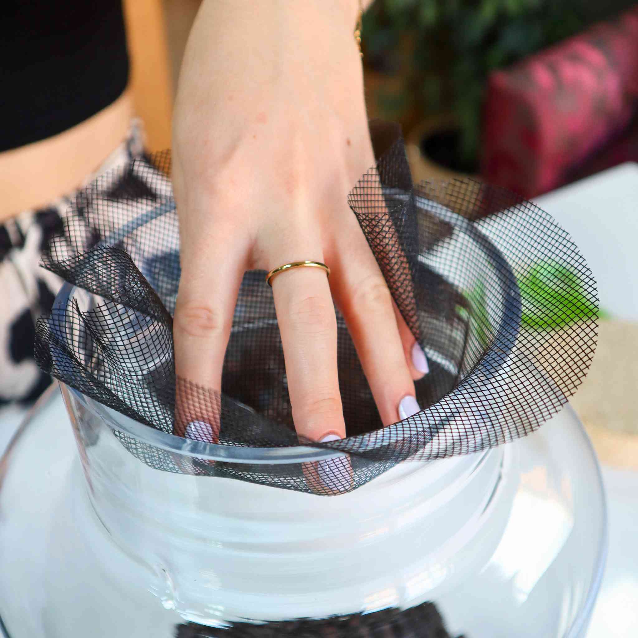 mesh for terrarium drainage layer